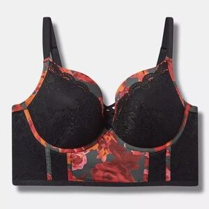 Torrid XO Plunge Push Up‎ Bra Size 40D